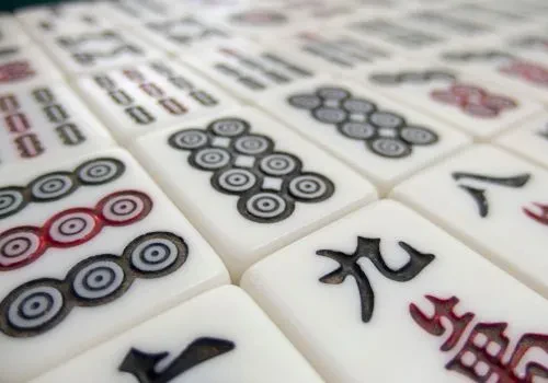 Various mahjong tile sets
